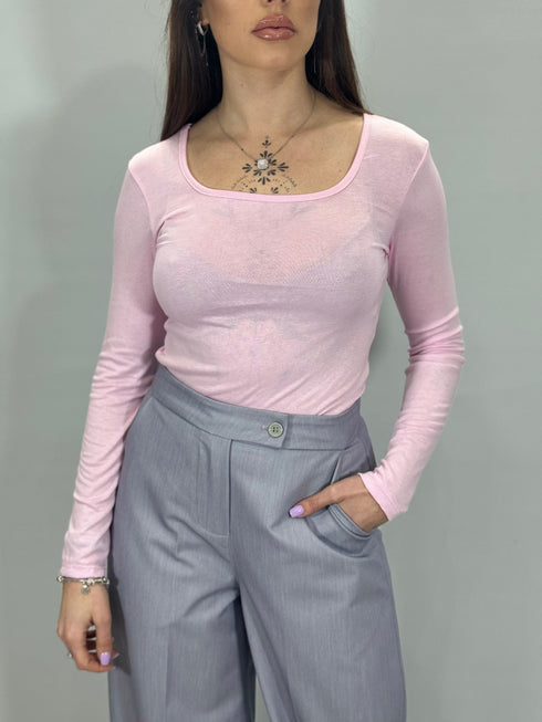 BODY VELATO CON SCOLLO A ‘U’