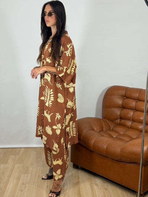 COMPLETO KIMONO+PANTALONE